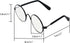 YAODHAOD Pet Sunglasses - Classic Retro Circular Metal Prince Sunglasses, Funny Cute Puppy Cat Glasses, 2 PCS