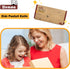 Kids Pocket Folding Knife with Safety Rounded Tip, Japanese Stainless Steel and Rosewood, Children’s First Knife