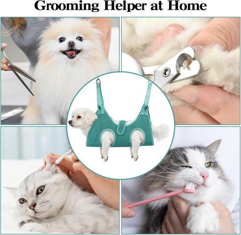 Bitbat Hammock Hammock Dog Grooming for Small Dogs and Cats, Pet Nail Sling Harness for Dog Nail Clippers Grooming