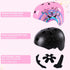 Kids Bike Helmet Skateboard Helmet for 8-14 Years, Adjustable Butterfly Scooter Helmets