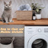 Cat Beds for Indoor Cats, 20 Inch Round Dog Bed for Small Medium Large Dogs, Washable with Slip-Resistant Bottom