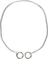 Guardian Gear X-Fine Chrome Snake-Chain Dog Collar, 16"