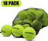 Tennis Balls, 18 Pack Training Balls, Practice Balls with Mesh Bag for Easy Transport, Pet Dog Playing Balls, Fit for