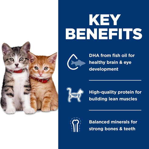 Hill's Science Diet Kitten Premium Nutrition Dry Cat Food, Chicken & Brown Rice, 6 lb Bag