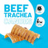 3" 30 Count 100% Sitka Farms Beef Trachea Canoes Split Trachea - - Natural Source of Glucosamine & Chondroitin - High