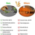 Reptile Substrate Liner, Non-Adhesive Carpet for Terrarium, 17.7x39.4 inch, Bearded Dragon Tank Accessories