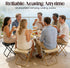 Backpack 2026 Foldable Stool, Portable Folding Camp Stool, Foldable Chair can Turned Into a Satchel, Lightweight Seats