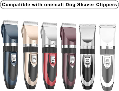 2 Pack Replacement Blade - Compatible with oneisall Low Noise Dog Clippers, Ceramic & Stainless Steel Blades