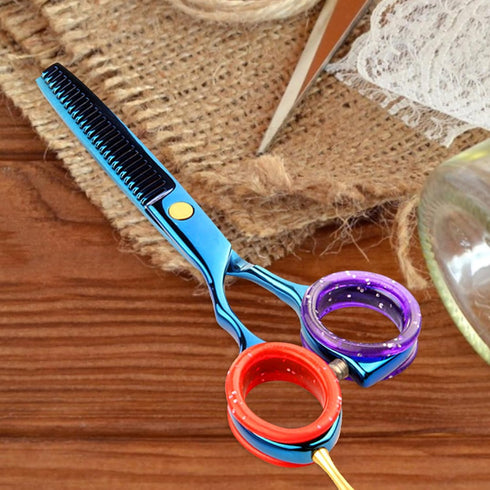 NOLITOY 20pcs Silicone Scissors Finger Rings, Soft Shears Ring Pet Grooming Accessories for Barber Hair Cutting
