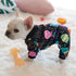 CuteBone Soft & Stretchy Dog Pajamas, Cozy Pet Jammies for Small Dogs, Easy-On Pullover Design