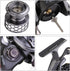 Sougayilang Fishing Reel, 13+1BB Light Weight Ultra Smooth Aluminum Spinning Reel with Free Spare Graphite Spool