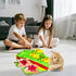 Rabbit Snuffle Mat, Interactive Foraging Pad for Small Pets, Anti-Slip Felt Feeding Mat for Bunny, Hamster, Guinea Pig