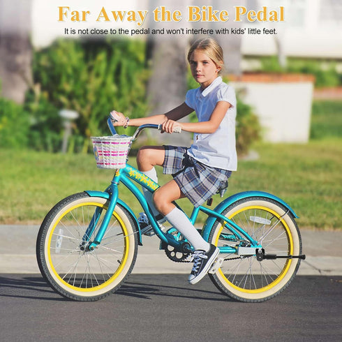 SEISSO Bike Kickstand for Kids Bike 12 14 16 18 20 inch Wheel, Adjustable Rear Mount Bicycle Kickstands
