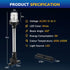 12 Inches IP67, 3NM Pontoon Stern Light Bimini Mount, Bimini Light for Pontoon Boat LED Waterproof Boat Anchor Lights