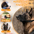 SlowTon Adjustable Soft Dog Muzzle, Padded Nylon Muzzle for Large Medium Dogs, Anti Chewing Barking Biting (Black, S)