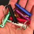Set of 5 Extra Loud Whistles for Camping, Hiking, Hunting, Sports, Emergency Situations, Aluminium Key Chain