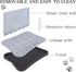Dmnnlp 20"x15.5"x1.4" Indoor Dog Potty Tray with Splash Guard, Pee Pad Holder for Puppies & Small Dogs, Waterproof