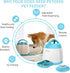 PETGEEK Dog Treat Dispenser with Button, Automatic Dog Feeder with Remote Control and Dual Power Supply, Dogs Puzzle