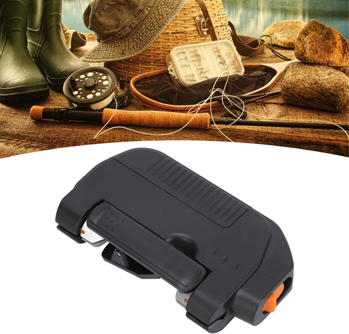 VBESTLIFE Electric Fishing Knot Tying Tool, ABS Stainless Steel Black Sub Front Wire Winder