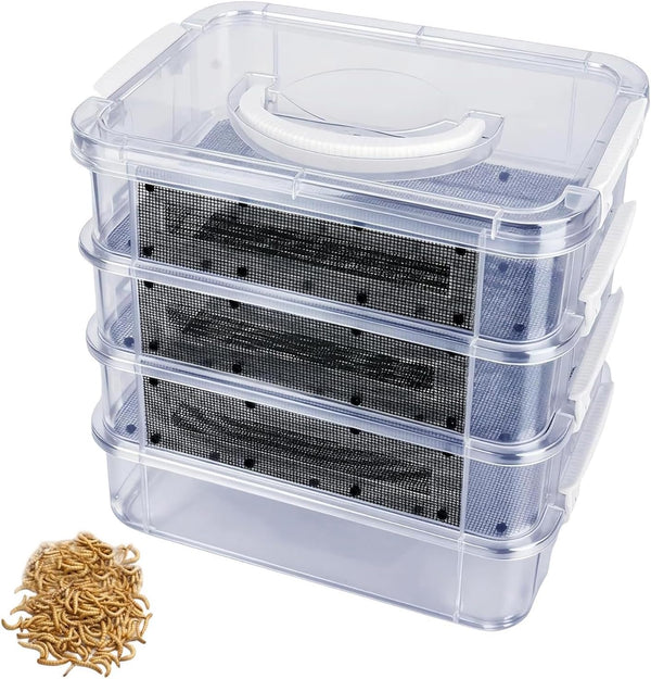 Genrico Flour Breeding Kit Breeding Kit with Mesh of 4 Levels | for