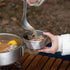 (Silver-Ti1177T) Boundless Voyage Titanium Double Walled Salad and Rice Bowls Soup Oatmeal Yogurt Serving Bowl