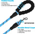 Long Dog Leash 40 FT - Heavy Duty Rope Leashes for Training with Swivel Lockable Hook and Reflective Threads for Dogs