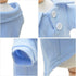 lovelonglong Basic Dog Polo Shirts, Premium Cotton, Sky-Blue XL for Large Medium Small Dogs