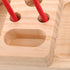 FESTFENDS 2Pcs Wooden Hangboard Rock Climbing - Hang Board for Climbing | Fingerboard | Arm Workout & Pull-Up Training