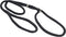 Dog Show Lead Braided Tubular Nylon 52" Long - Medium (diam 5/16"(8mm), Black)