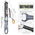 Aliarale 40 360 Fish Lip Gripper Fish Scales Professional Fish Holder Aluminium Alloy Material Grabber Pound Fish Lip