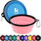 COOYOO 2 Pack Collapsible Dog Bowls, Portable Water Bowls for Cats and Dogs, Pet Feeding Dish for Walking and Traveling