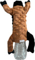 SPOT Skinneeez Extreme Stuffers Cow Dog Toy 14in - Stuffing Free with Squeaker & Rip Stop Mesh for Small to Medium Dogs