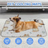imiBBWQu Summer 27" 22" Dog Cooling Mat Cute Cats Flowers Colorful Cooling Mat Washable Pet Semiconductor Pad Dog Bed
