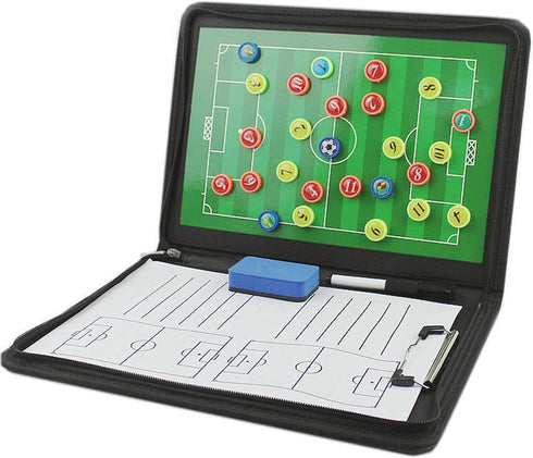 Soccer Coaching Tactical Board, Portable Magnetic Football Coach Blackboard, Sport Gift Training Assistant Kit