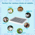 Chinchilla FHTONGE Extra Large Rabbit Litter Box Trainer Tray, Bunny Potty Training Litter Box for Cage,Rectangular