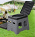 FlyNautics Portable Camping Folding Toilet with Lid,Travel Potty Plastic for Adults, Extra Large Portable Travel Toilet