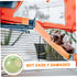 Compact Sand Bath Kit for Hamsters and Guinea Pigs