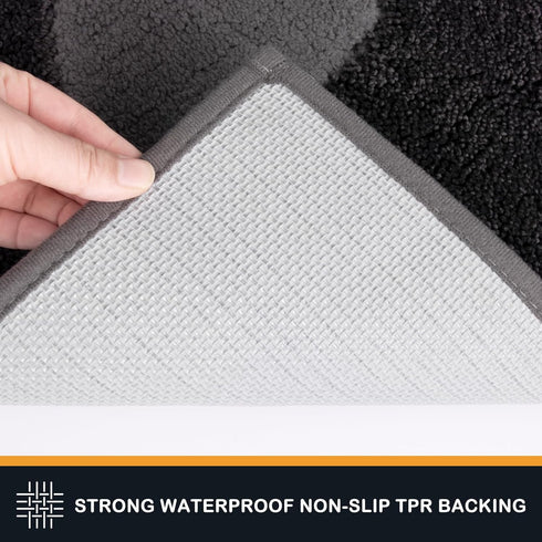 PURRUGS Dirt Trapper Door Mat 20" x 31.5" - Non-Skid Machine Washable Microfiber Entryway Rug for Muddy Shoes