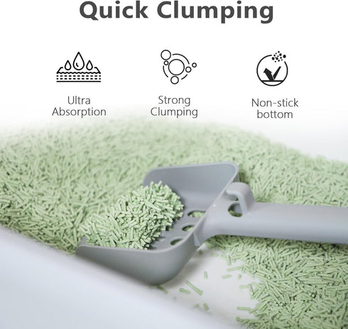 Tofu Cat Litter, 24 lb, Ultra Absorbent, Strong Clumping, Flushable, Low Tracking, Dust-Free, Green Tea (4 Packs)
