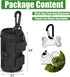 Set Dog Poop Bag Holder for Leash Attachment - Waste Bag Dispenser for Leash - Fits Any Dog Leash - Portable with Hand