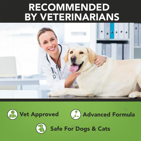 NOVEHA Pet Ear Wipes (150 Count), Dog Ear Cleaner Wipes, Otic Cleanser for Dogs & Cats with Aloe Vera
