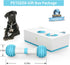 PETGEEK Interactive Dog Bone Toy, Automatic Chase Toy for Medium/Large Dogs, USB Rechargeable, Safe Material, Blue