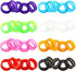 40Pcs Shear Grips Inserts - Soft Silicone Finger Rings for Comfortable Dog Grooming Scissors and Pet Hair Trimming