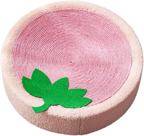 Bothyi 40cm Cat Scratcher Bed Lounge Round Anti Slip Bottom Mat Cat Scratch Pad for Indoor Cats to Play, Rest, Grind