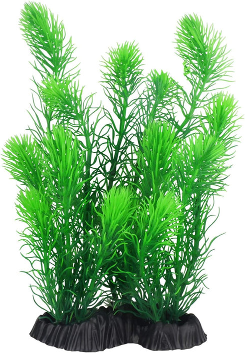 MyLifeUNIT Aquarium Plants, Artificial Decorations for Fish Tank Decor, Pack of 4