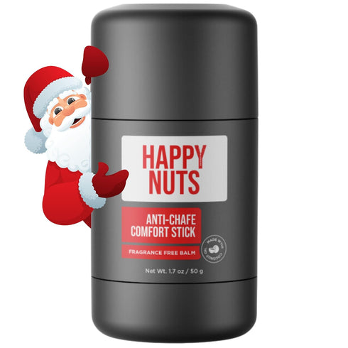 HAPPY NUTS Anti-Chafe Comfort Stick for Men, Ultimate Friction Defense & Chafing Prevention for Active Lifestyles