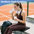 Sanmatin Backpacking Airplane(1, Stadium Seat Cushion Self-Inflating Foam Stadium Seats Bleacher Seat Chair Cushion Pad