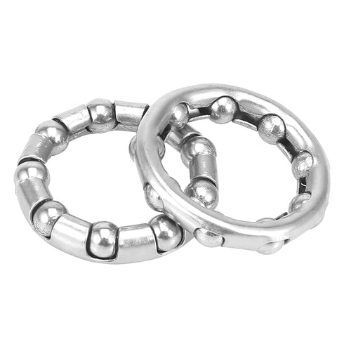 X AUTOHAUX 2pcs 44.5mm x 9 Ball Bearings Cages Crank Bearings for Bicycle Wheel Bearing Retainer