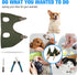 10 in 1 Pet Grooming Hammock Harness with Nail Clippers/Trimmer, Nail File, Comb, Dog Nail Hammock, Dog Grooming Sling