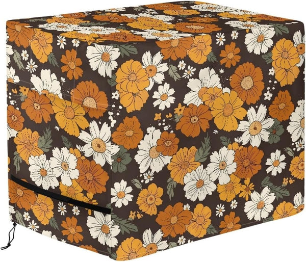 Xumfabuy Cooler Cover, Floral Print Outdoor Bar Cart Cover Compatible with Most 80